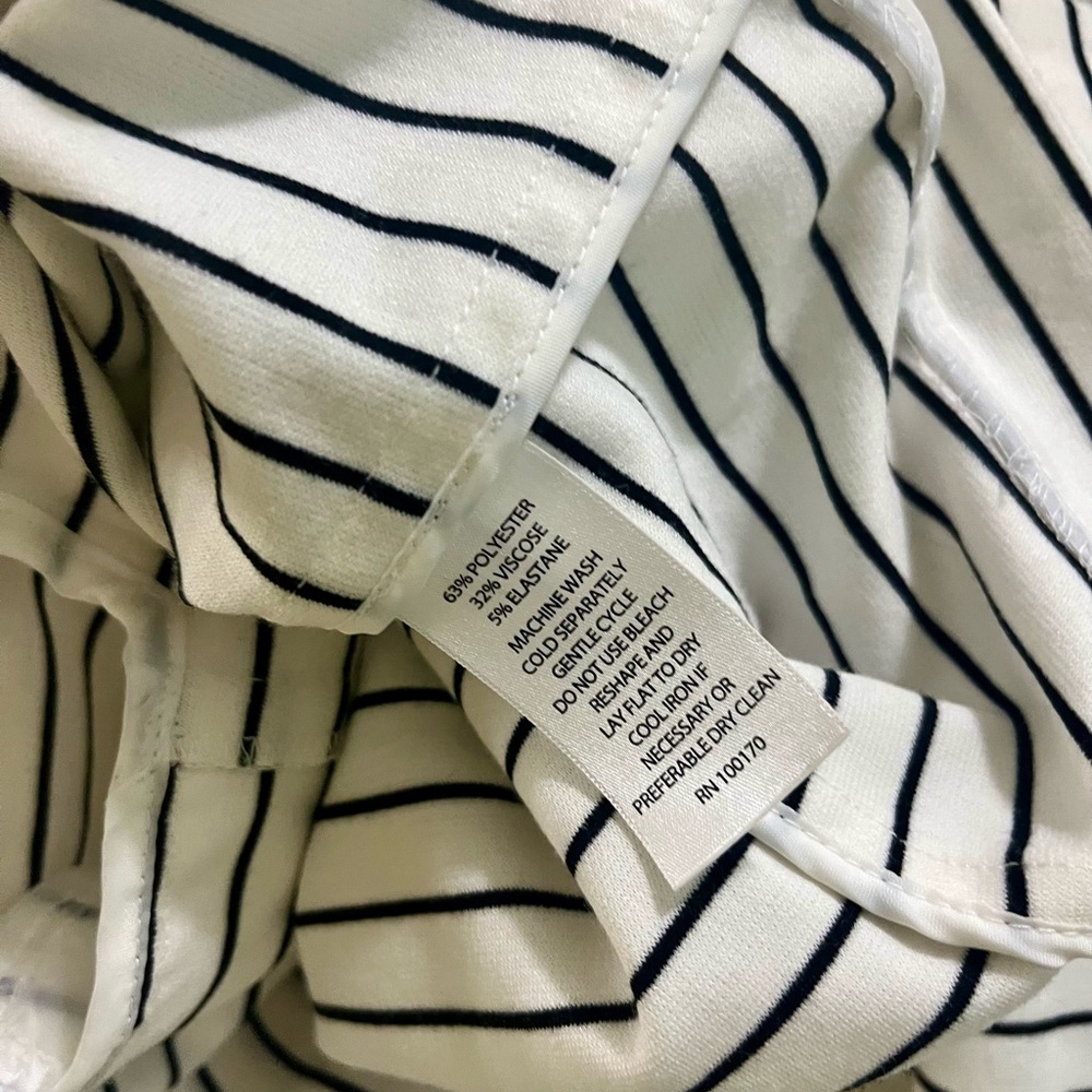 Striped Belted Jacket - Picture 4 of 6